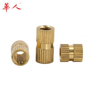 铜镶嵌件 注塑铜螺母铜预埋件铜滚花螺母铜花母M2M2.5M3M4M5M6M8