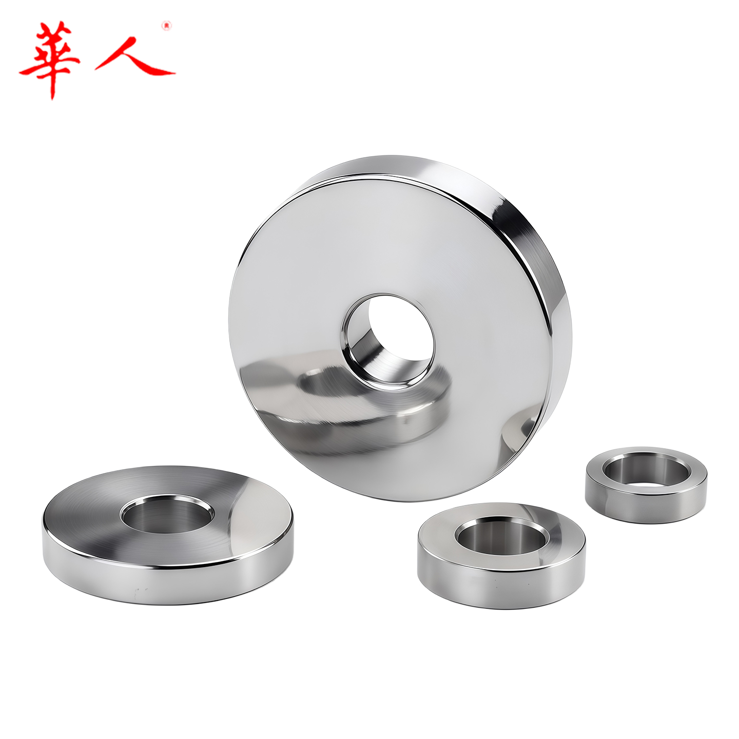 华人304不锈钢特厚特大平垫精密加大加厚重型垫圈2 3 4 5 6 8-20 - Image 2