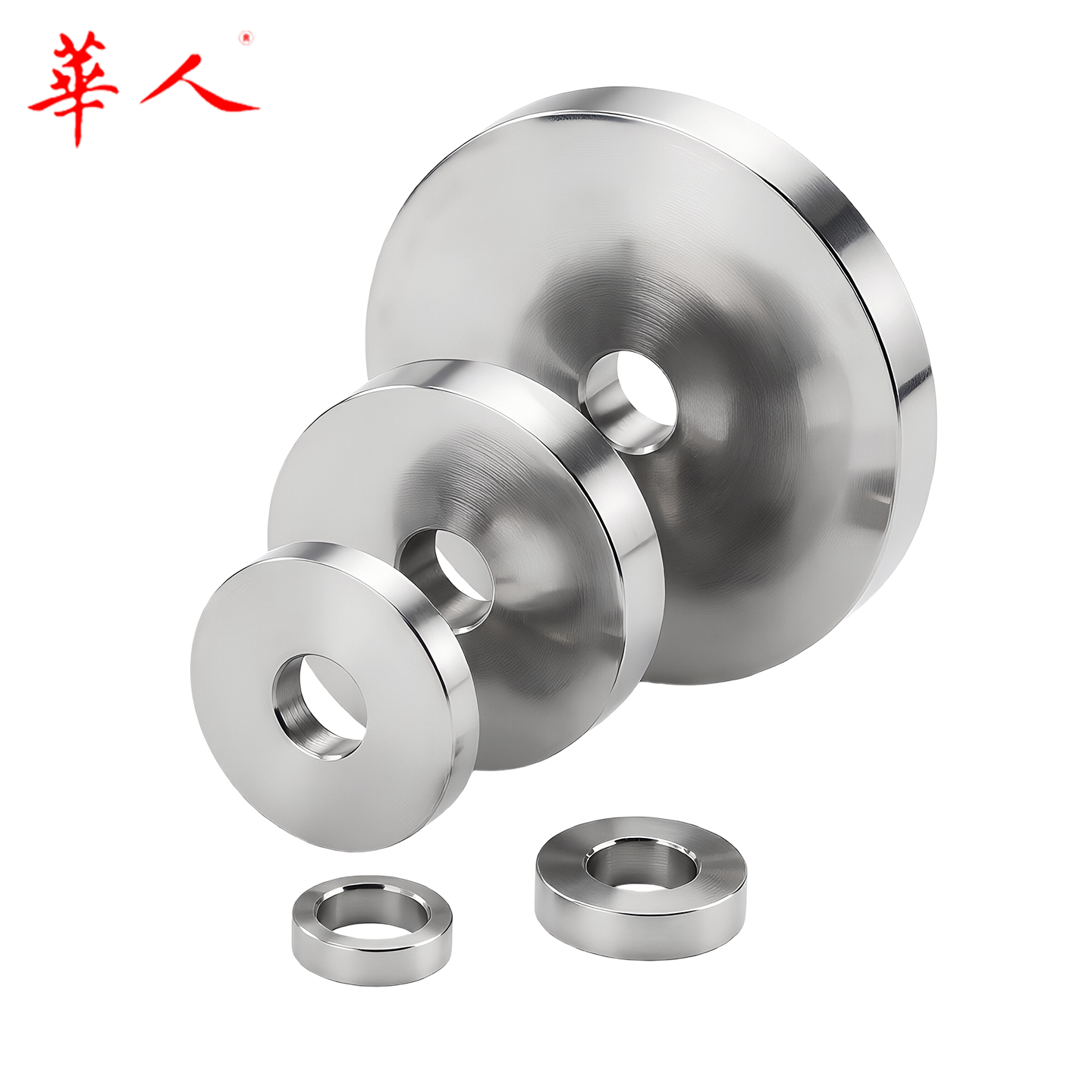 华人304不锈钢特厚特大平垫精密加大加厚重型垫圈2 3 4 5 6 8-20 - Image 4