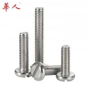 304不锈钢一字盘头螺钉 圆头开槽螺丝GB67 M1.6M2.5M3M4M5M6M8M10