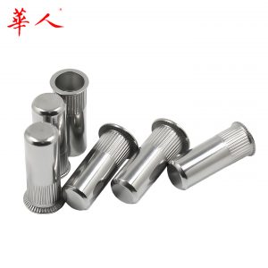304不锈钢盲孔拉铆螺母平头大沉小沉头 滚花竖纹圆M4M5M6M8M10M12