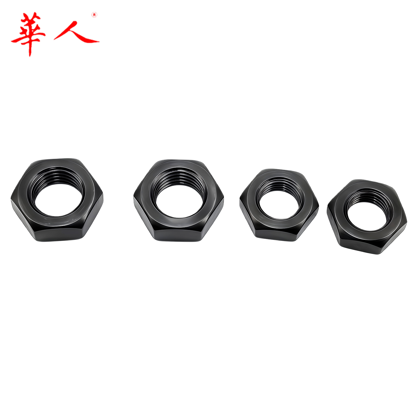 8级六角薄螺母GB6172 6173细牙扁螺帽高强度M8-10-12-14-16-20-24 - Image 4