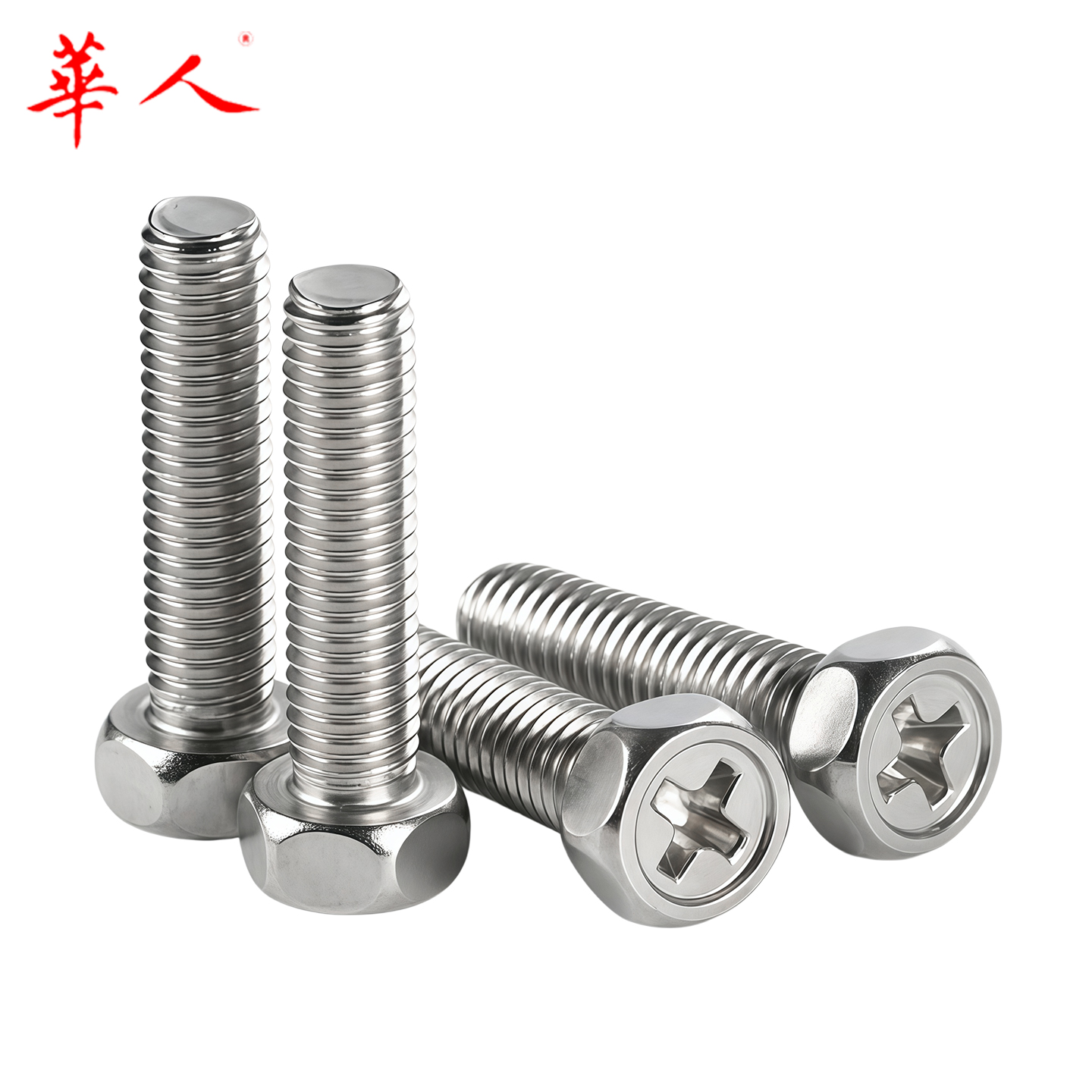 GB29.2不锈钢304外六角凹穴十字螺丝M3M4M5M6M8
