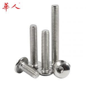 M3M4M5M6M8 304不锈钢大伞头内六角螺丝大扁头螺钉蘑菇头圆头螺栓