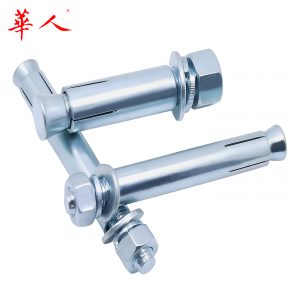 国标 镀锌膨胀螺丝 澎胀螺栓 铁膨胀涨栓M6 M8 M10 M12 M16 mm