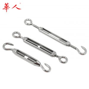 304不锈钢花篮螺丝钢丝绳索拉紧收紧器紧绳器紧线器花兰螺栓M4-24