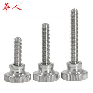 GB834 304不锈钢高头滚花手拧螺丝螺栓弹弓手紧手扭M3M4M5M6M8M10
