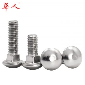M6 M8 M10 M12  GB12 304不锈钢马车螺丝 半圆头方颈螺栓货架螺丝